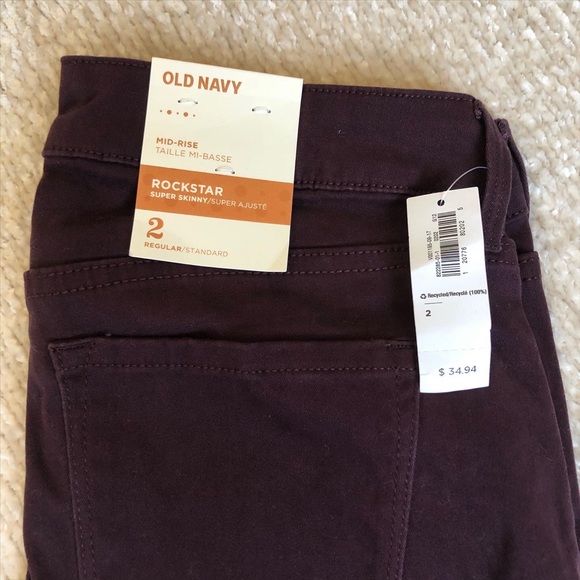 NWT / Old Navy Rockstar jeans / size 2 - Picture 2 of 2